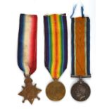 Trio medal set, WW1, Pte DCH Martin A.S.C. (053013)