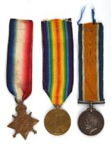 Trio medal set, WW1, Pte DCH Martin A.S.C. (053013)