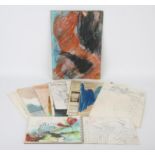 Adrian Frost (British 20th century), A collection of approx. 30 original works on paper,