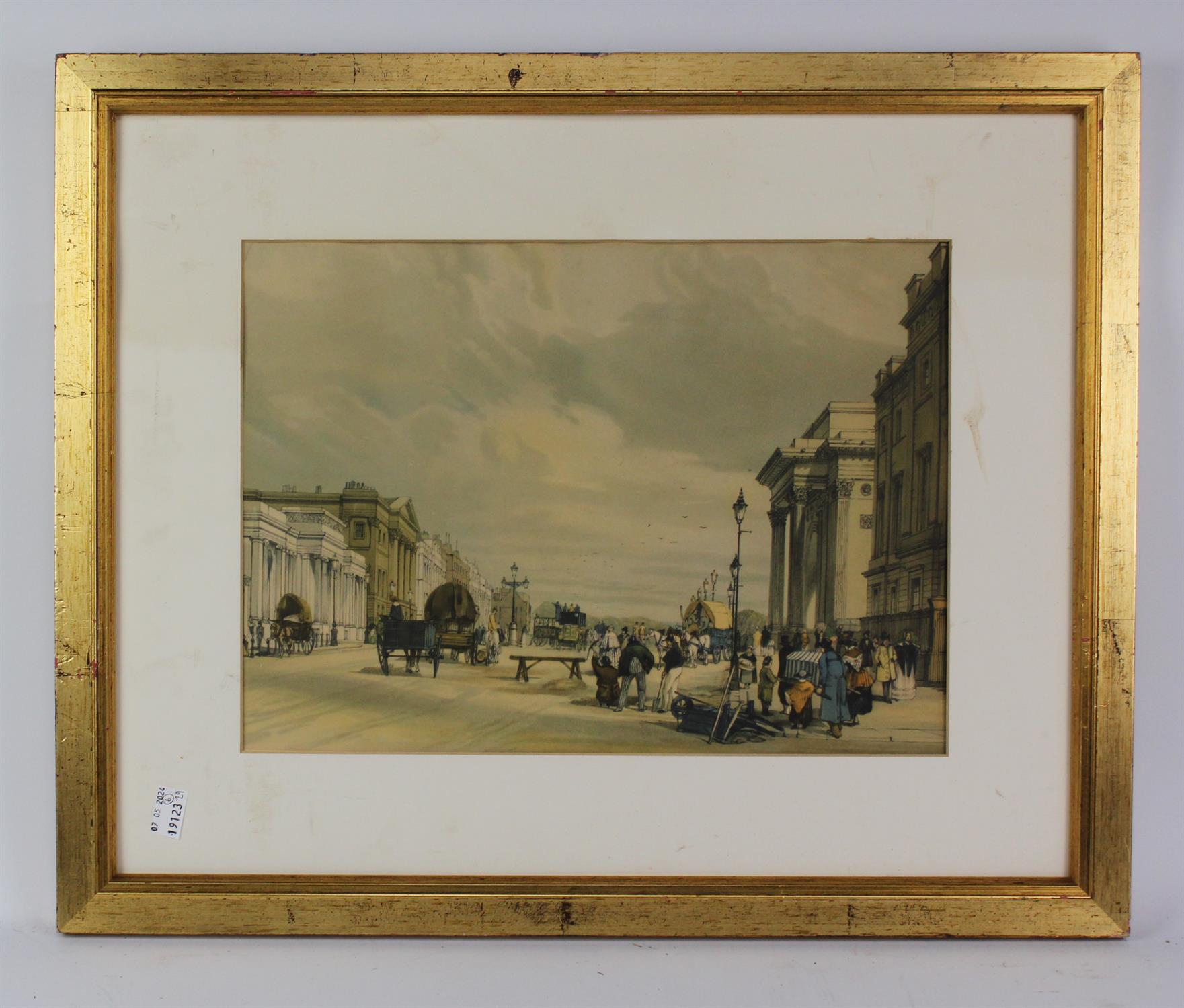 Martin **** (20th century), View of a Continental Walled Town, limited edition lithograph 19/175, - Image 3 of 6