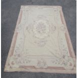 A Louis XV style Aubusson tapestry or wall hanging. 266cm x 173cm