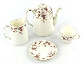 A Minton 'Ancestral' pattern, twelve piece tea and coffee service. (qty)