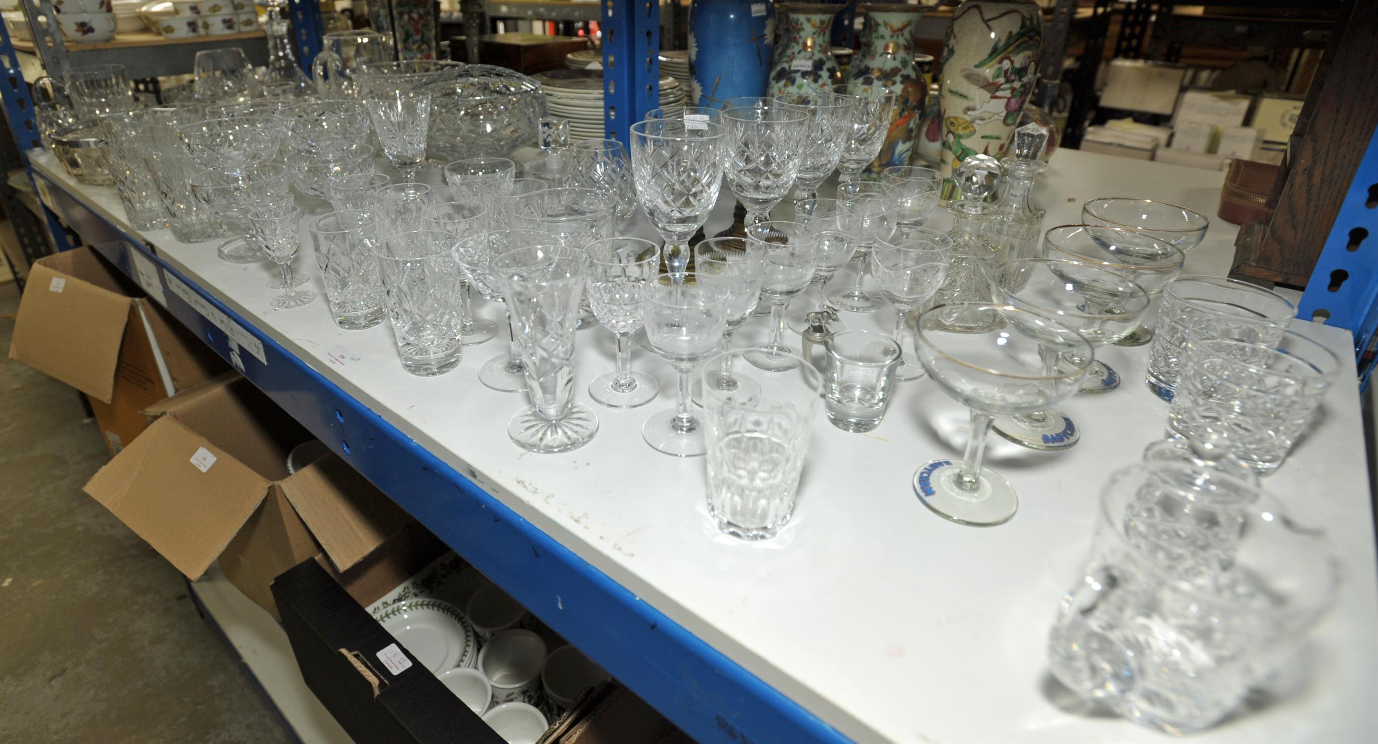 Mixed quantity of glass, to comprise five Baby Cham glasses, six sundae glasses, two German style - Image 2 of 2