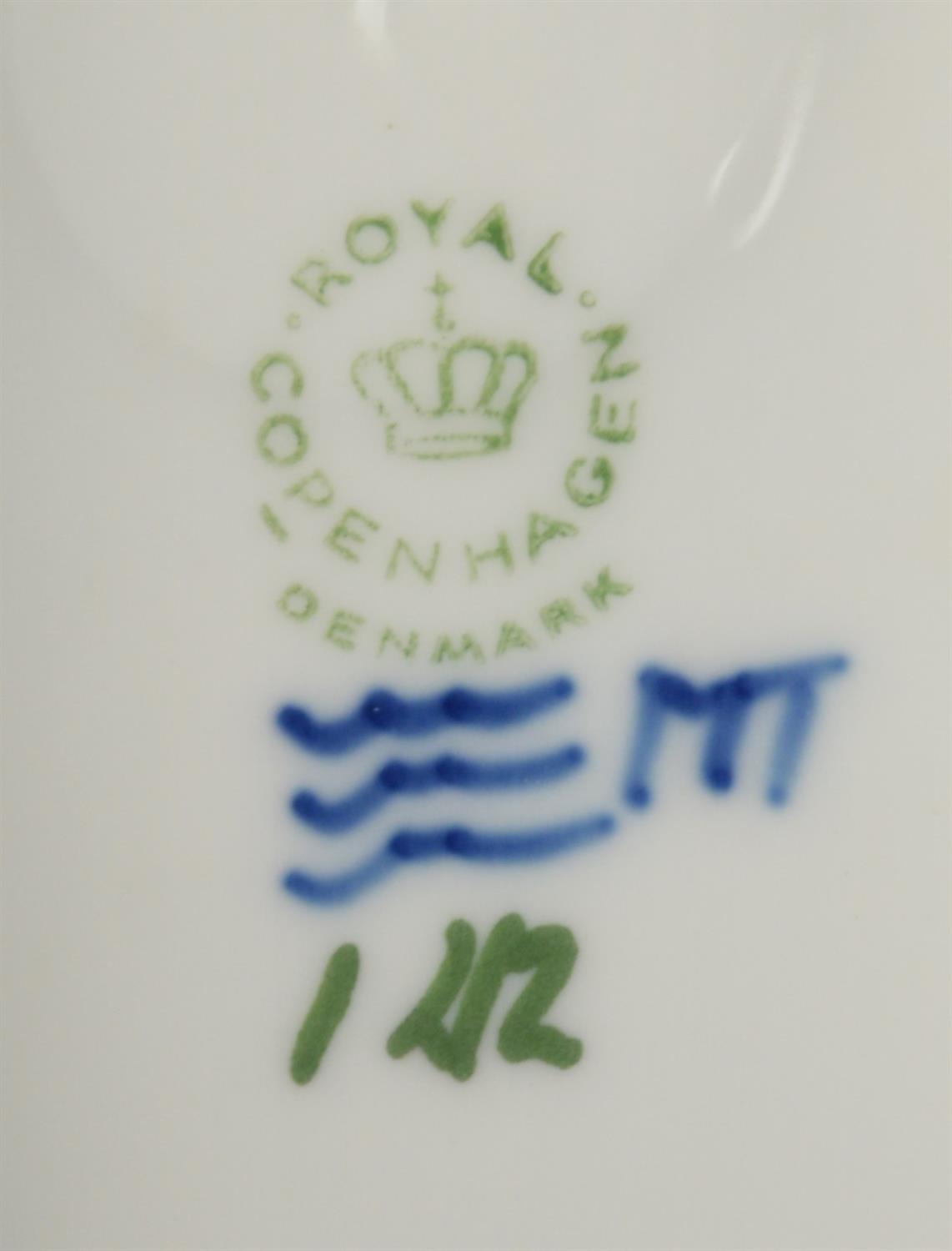 Four Royal Copenhagen figures comprising ; a Mermaid in shallow water, No 1212, a rabbit, No 1252, - Image 2 of 2