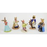 Royal Doulton Bunnikins figure groups in boxes, Twenty eight figures, in boxes, to include Easter
