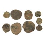 Quantity of Byzantine coins