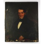 English School (19th century), Portrait of a gentleman, oil on canvas, 76 x 63cm. Unframed