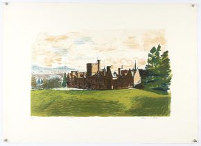 Edwin La Dell (British 1914-1970), Glenalmond, colour lithograph, signed lower right,