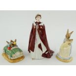 Six Royal Doulton porcelain figures from the 'Classics' range, all Limited edition,