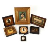 Quantity of miniature pictures