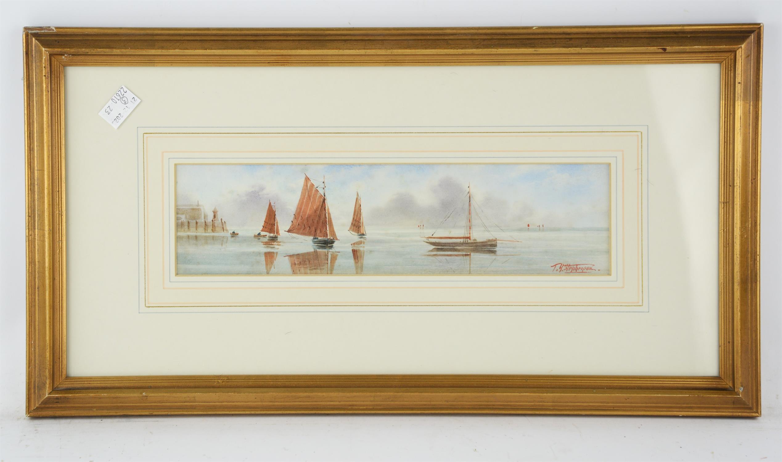 T. H. Stephenson (early 20th century), Coastal scenes, a group of three watercolours, all signed,