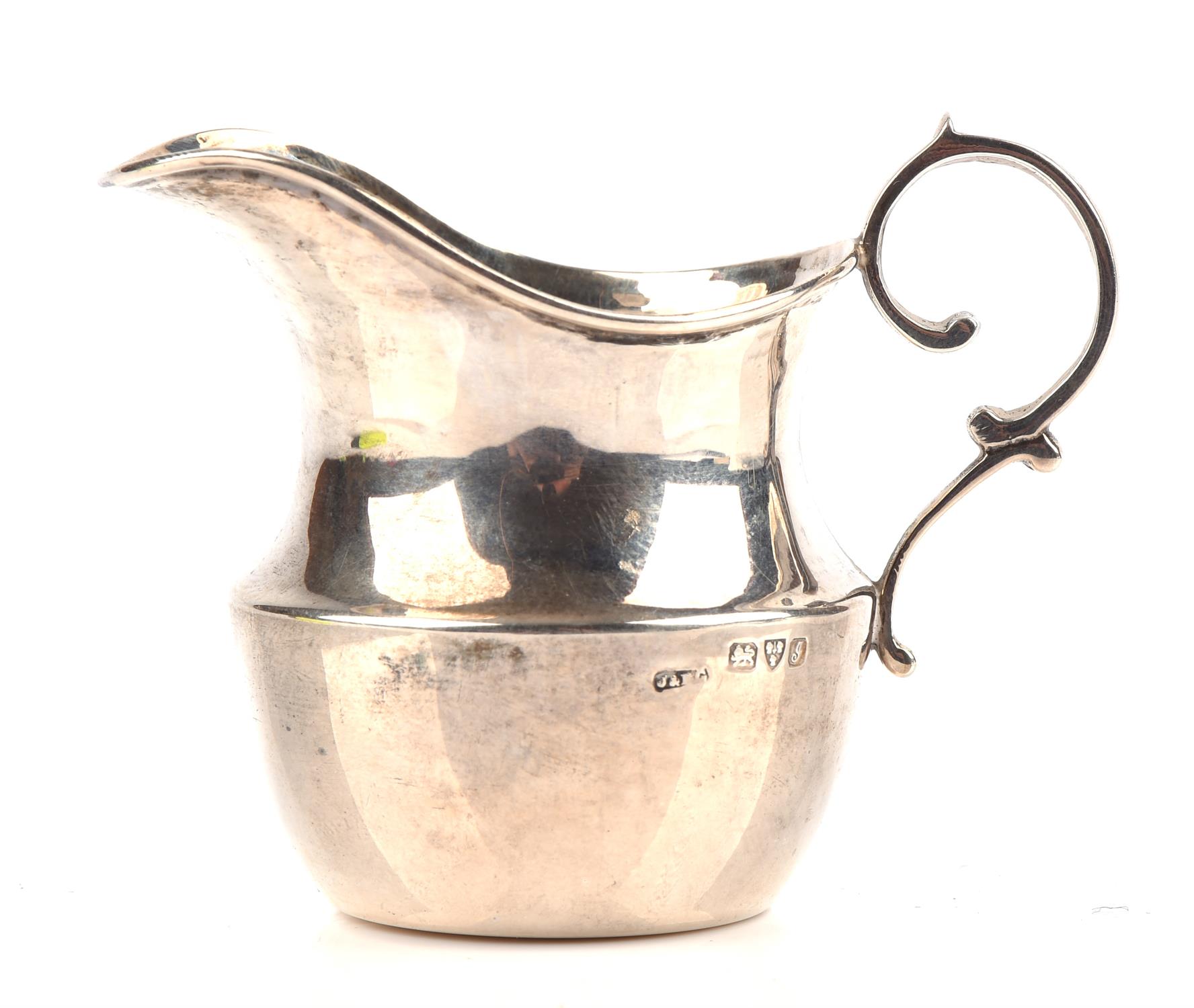 Chester silver cream jug, 1909 - Image 2 of 2
