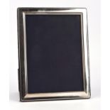 Silver photo frame, 23 x 18.5cm