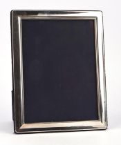 Silver photo frame, 23 x 18.5cm