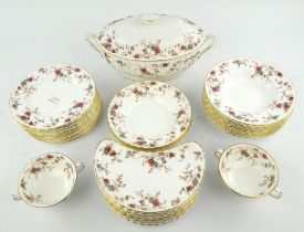 A Minton 'Ancestral' pattern twelve piece dinner service. (qty)