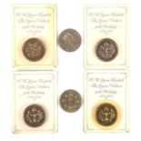 Six £5 (pound) coins