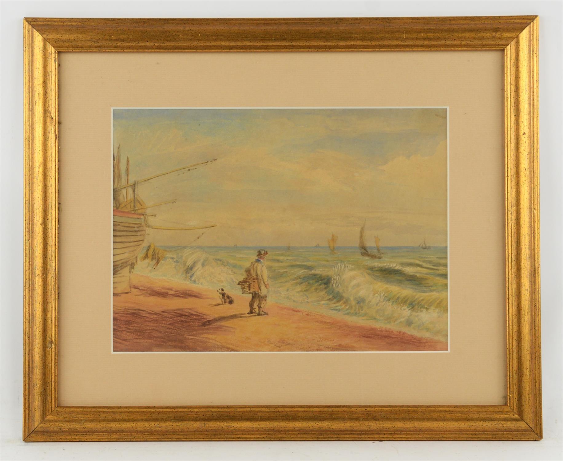 A group of watercolours, including marine views by E. Pickering, Vin Milford and others, - Image 4 of 7