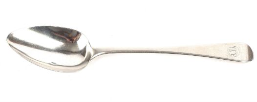 Georgian silver serving spoon, London, 1825