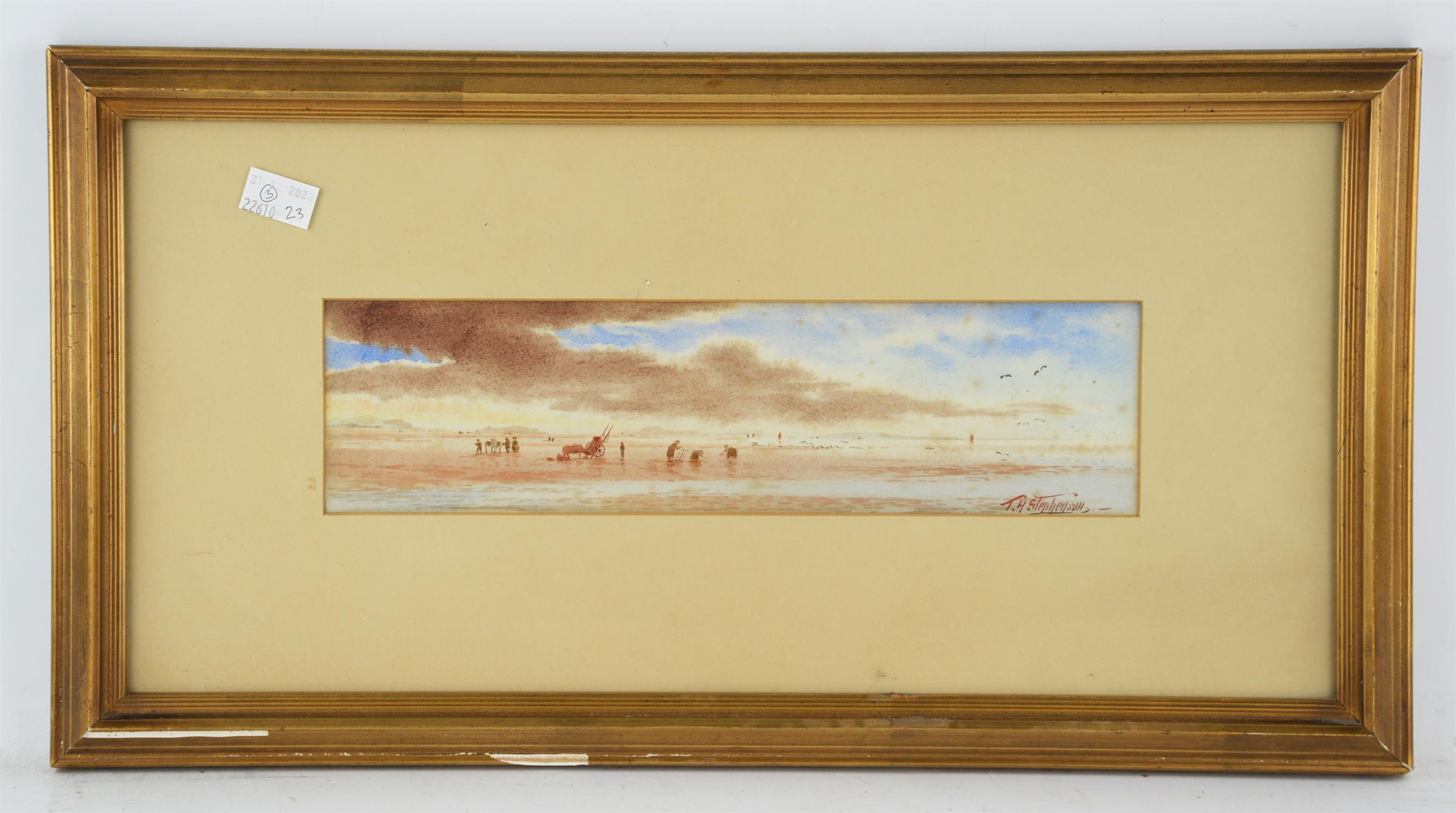 T. H. Stephenson (early 20th century), Coastal scenes, a group of three watercolours, all signed, - Image 3 of 3