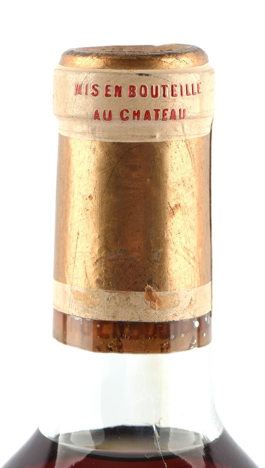 Sauternes, One bottle of 1954 Chateau d' Yquem Sur Saluces (1) - Bild 4 aus 4