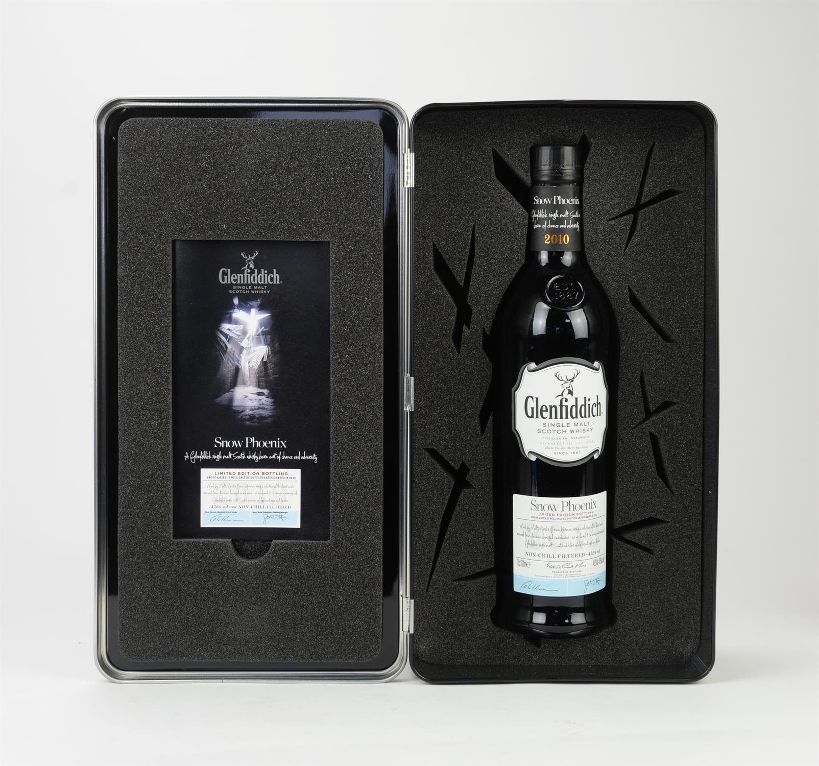Whisky, Glenfiddich Snow Phoenix, 2010, in presentation tin - Bild 4 aus 7