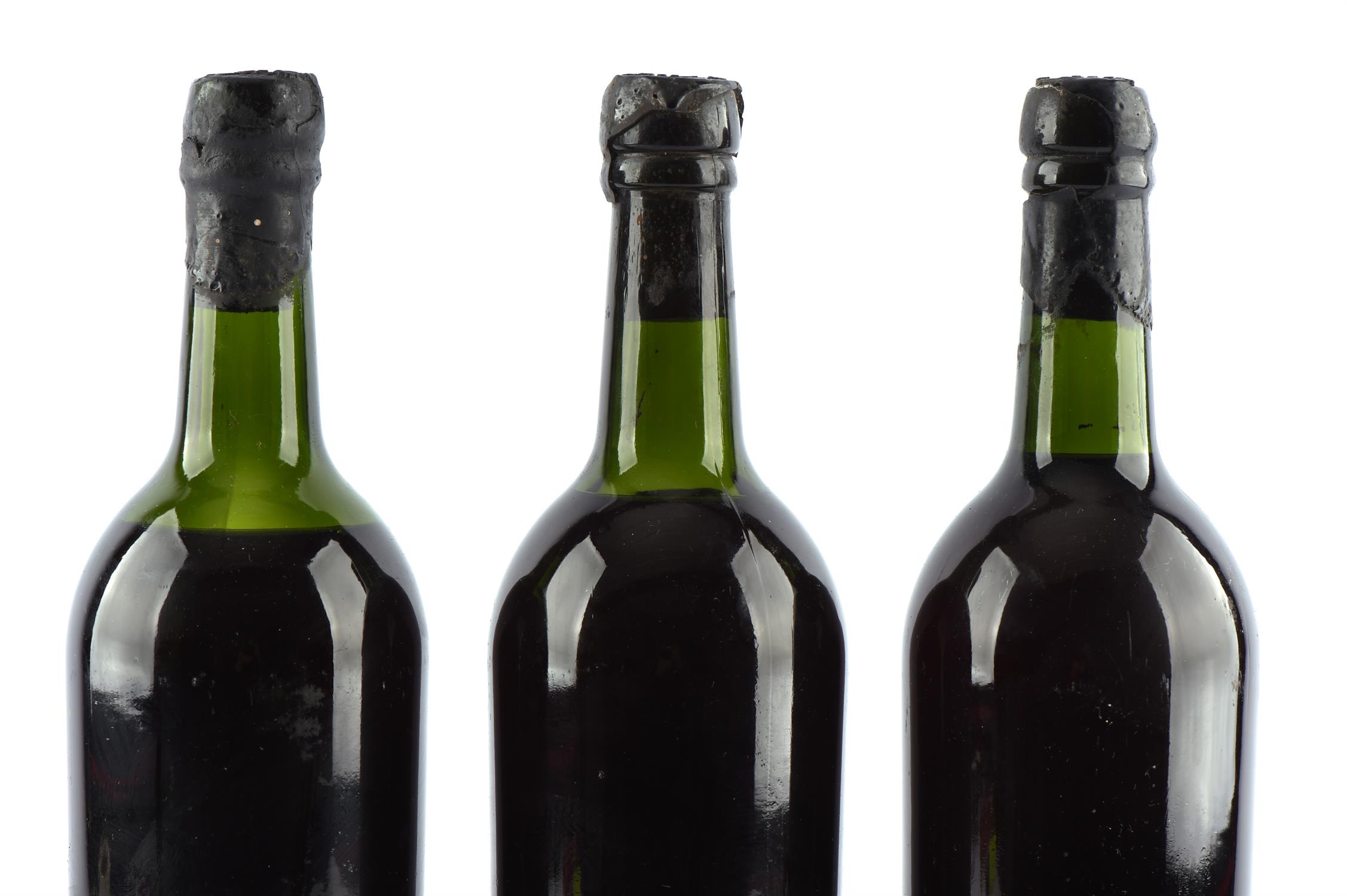 Port, Three bottles of 1963 Fonseca's vintage port. (lacking labels). (3) - Image 3 of 3