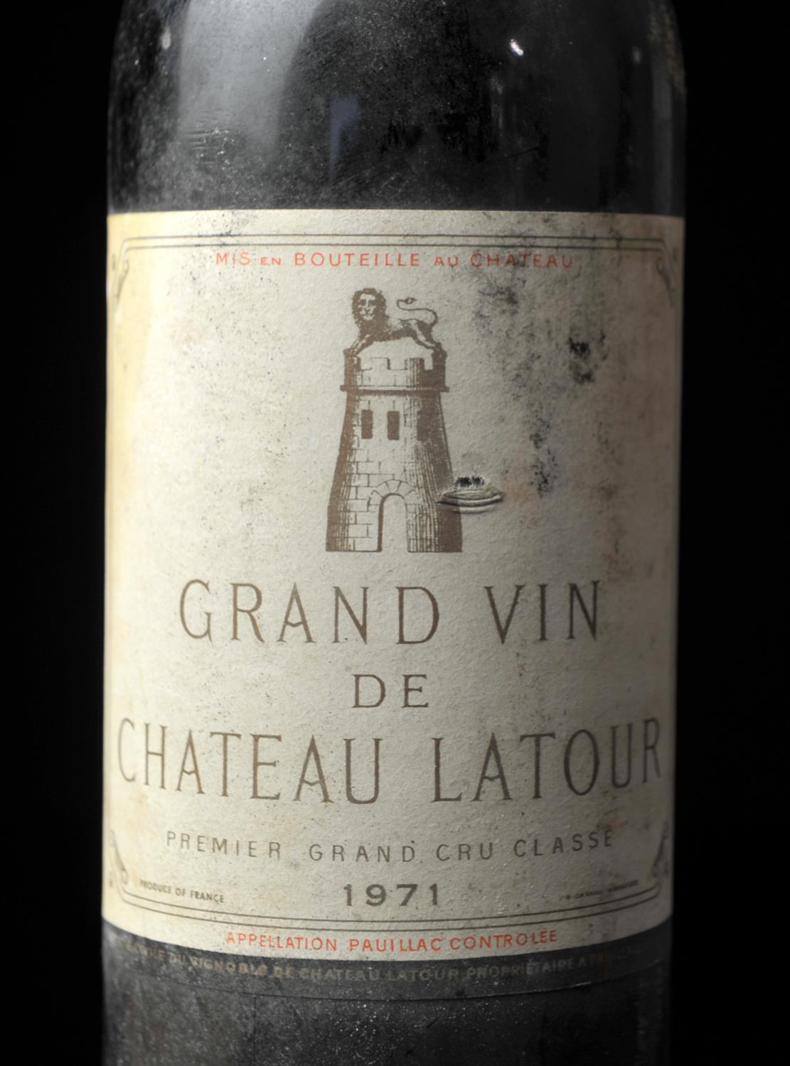 Bordeaux wine, Chateau Latour, 1971, one bottle (1) Note: This wine has been supplied by - Image 2 of 2