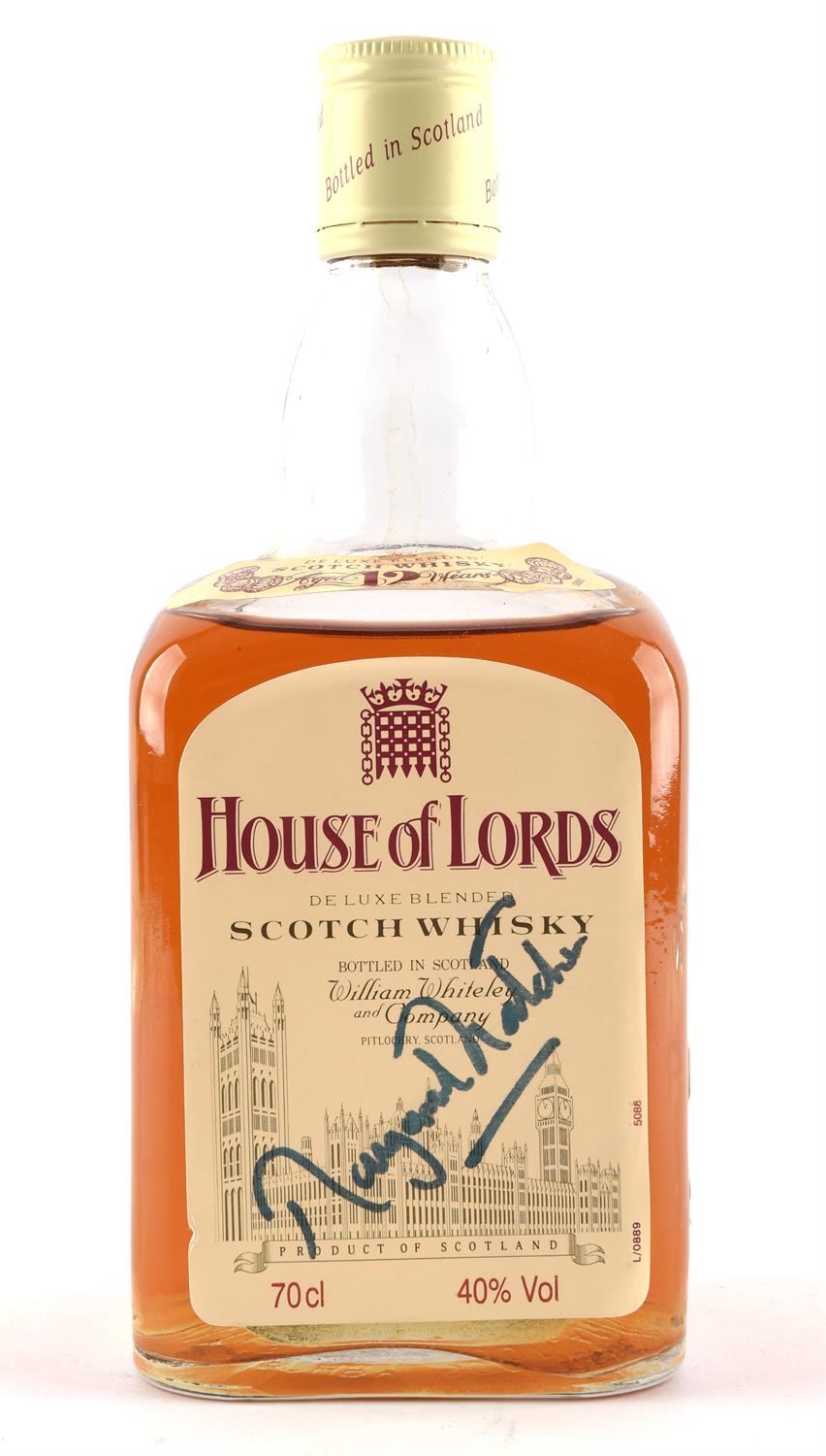 Whisky, one bottle of House of Lords 'Margeret Thatcher' 12 year old Scotch whisky. (1) - Bild 3 aus 7