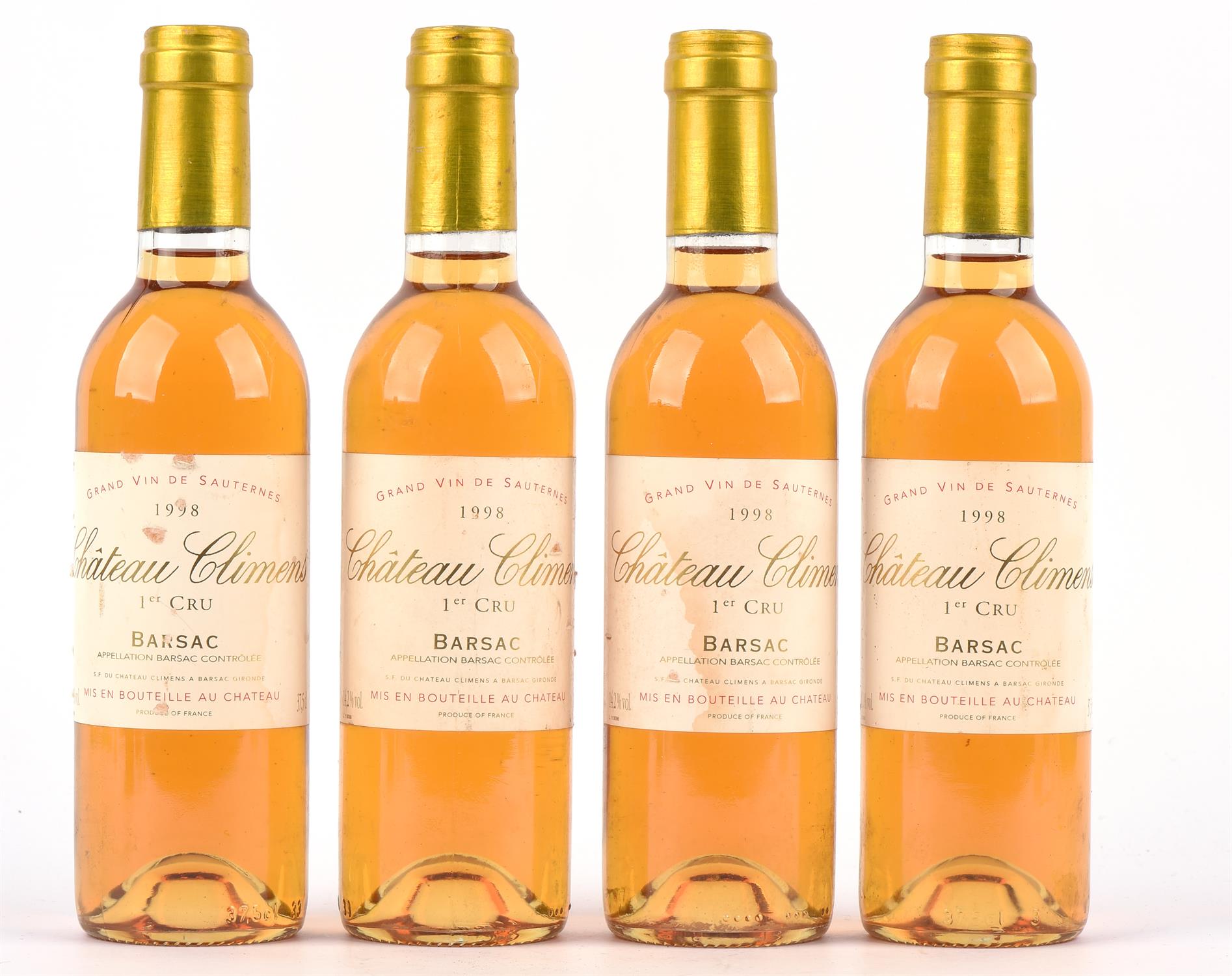 Sauternes, Chateau Bergeron 2003, magnum, and Chateau Climens, Barsac, 1998, 4 half bottles (5) - Bild 4 aus 6