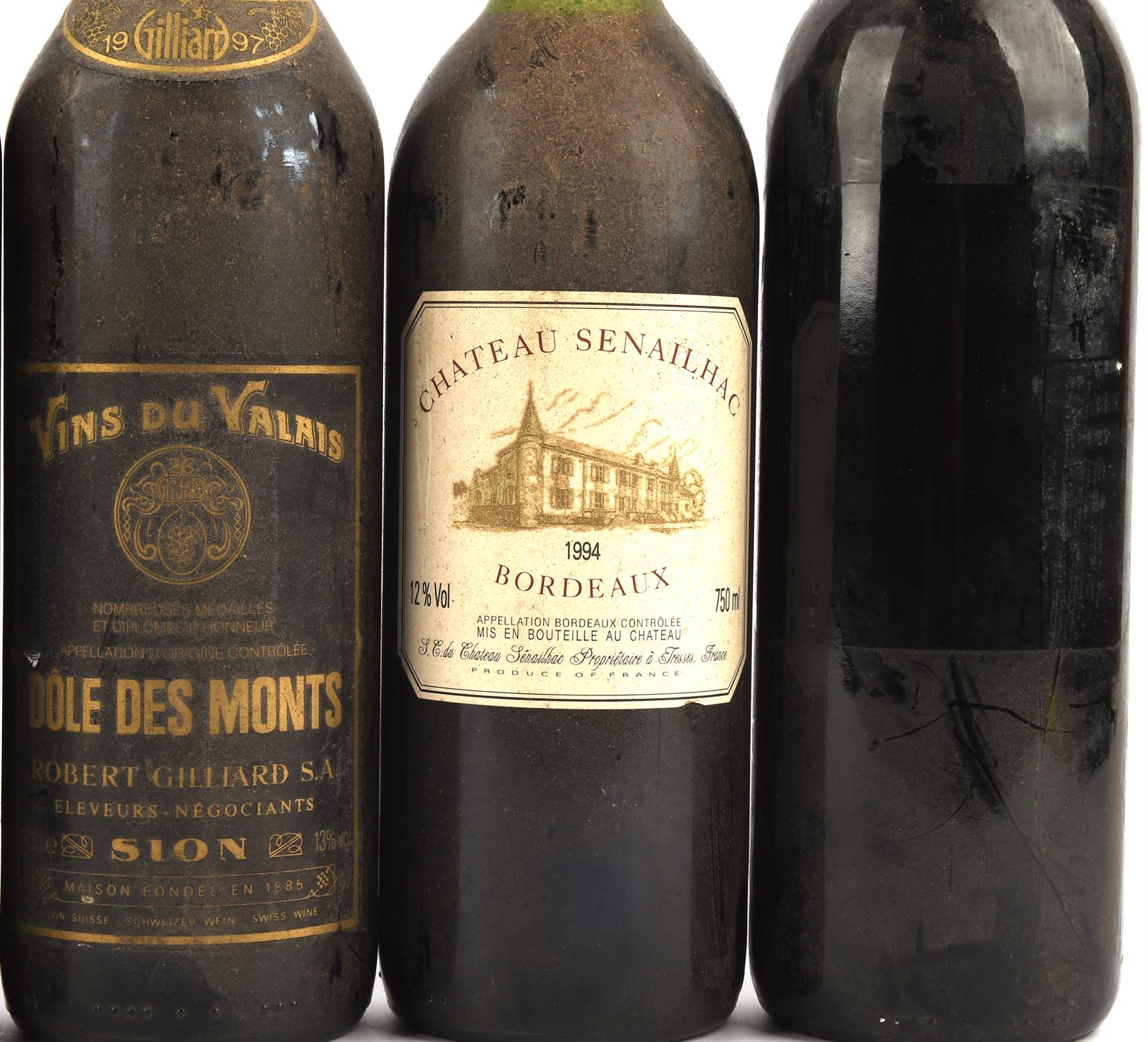 Bordeaux wines, Chateau de la Graves, Cotes de Bourg 1990, three bottles, Chateau Vieux Bonneau - Image 4 of 8