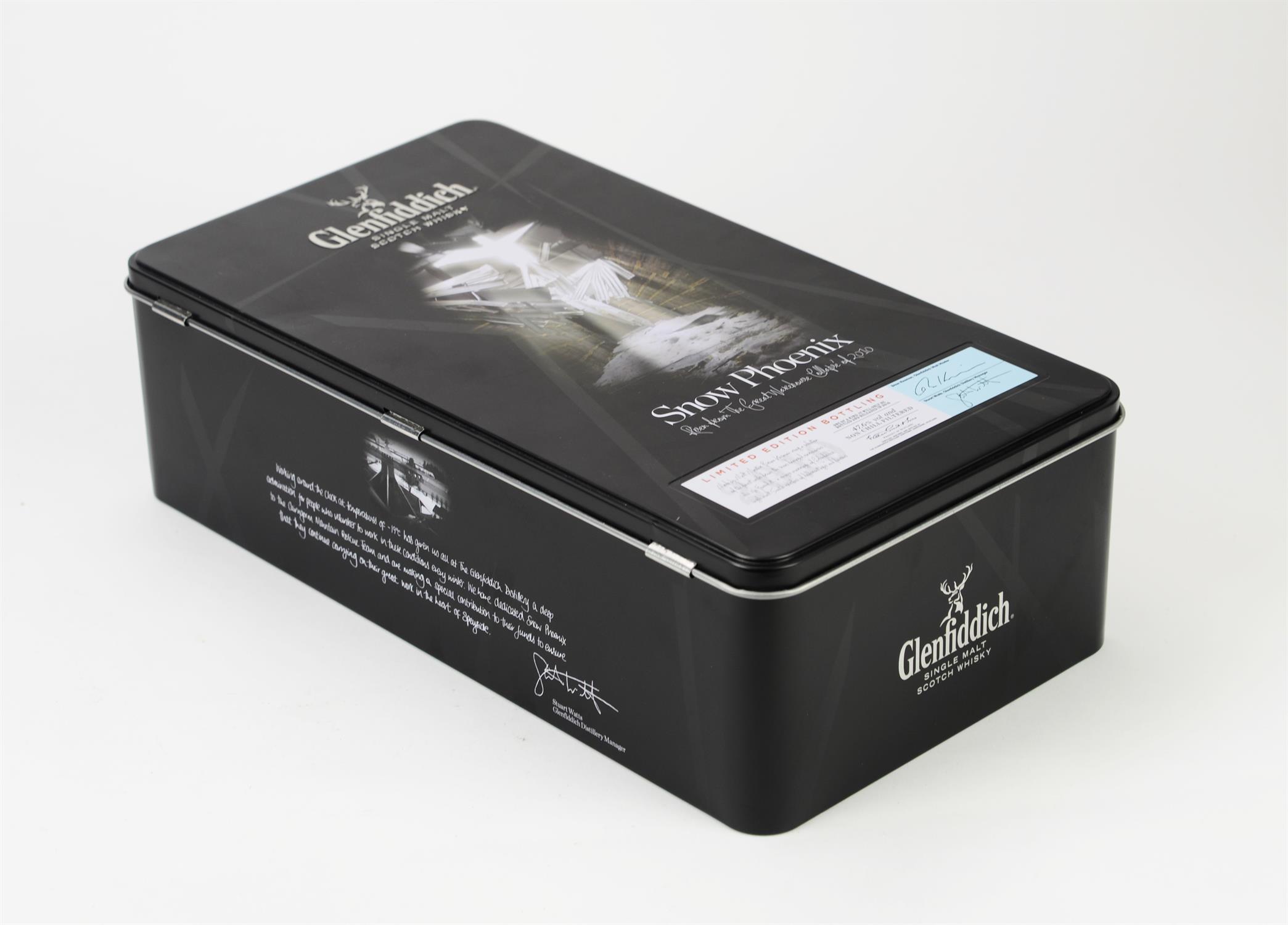 Whisky, Glenfiddich Snow Phoenix, 2010, in presentation tin