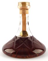 A. Hardy Cognac, housed in a Kaspar Cristal ships decanter and presentation box, 70cl (one bottle)
