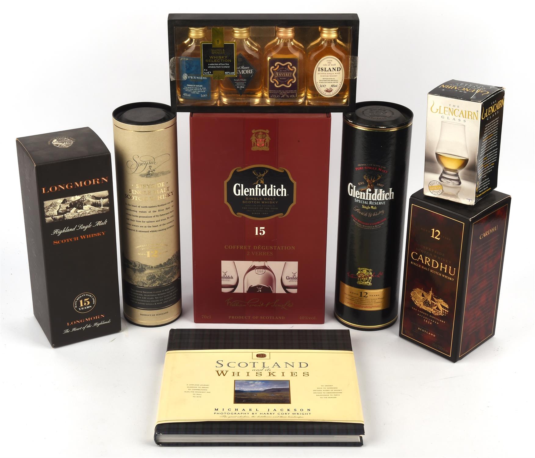 Whiskey, Cardhu 12year, Speyside 12yr (2 bottles), Glenfiddich Special Reserve, Glenfiddich 15yr, - Image 2 of 2