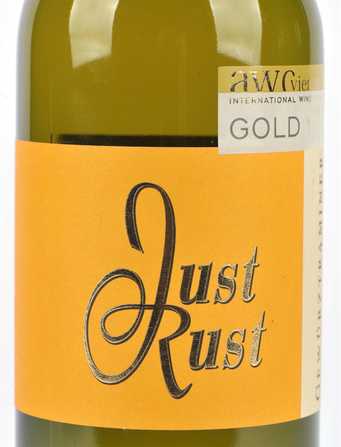 German wine, Just Rust, Gewurztraminer Spatlese 2009, one bottle, Rulander Auslese Barrique 2003, - Bild 2 aus 3