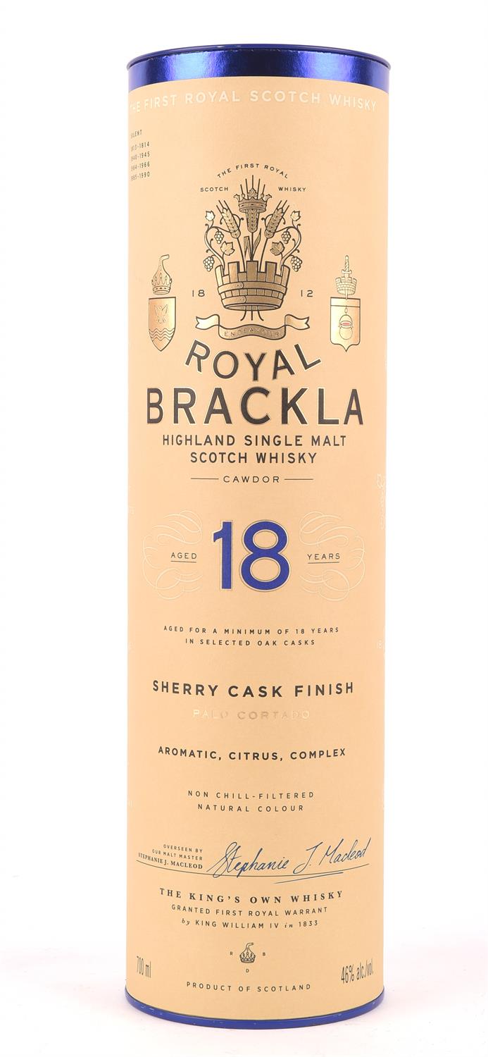 Royal Brackla 18year old Sherry cask finish Palo Cotado, with wrapping and case - Image 2 of 2