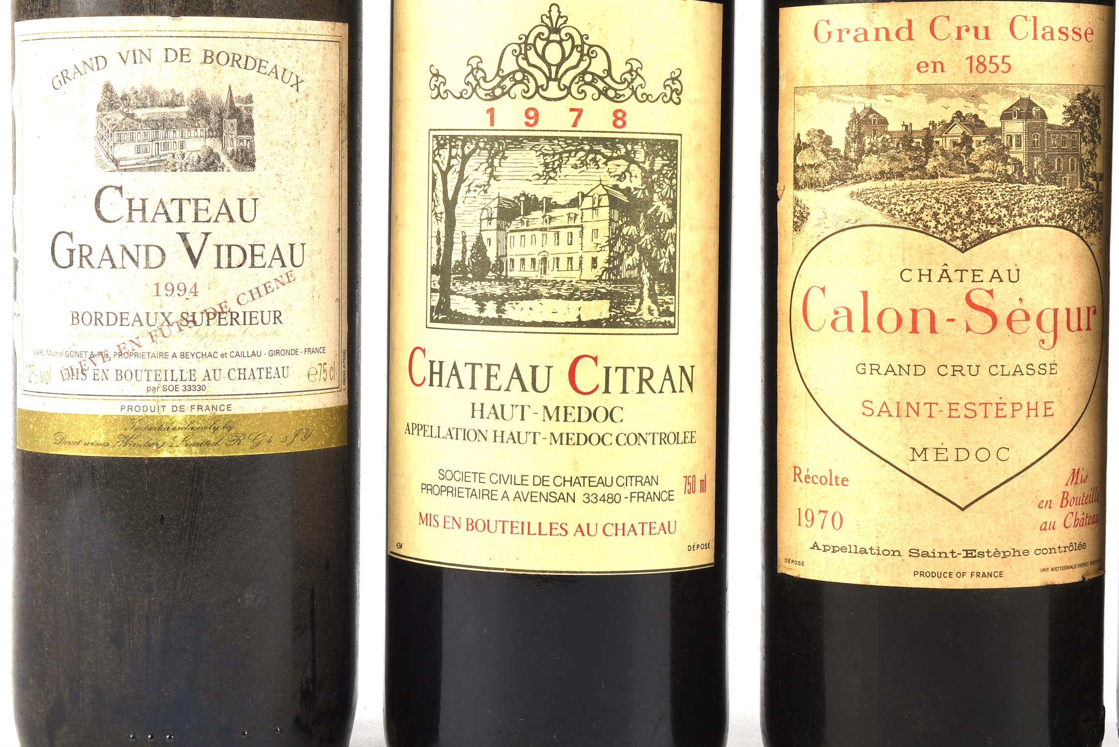 Bordeaux wines, Chateau de la Graves, Cotes de Bourg 1990, three bottles, Chateau Vieux Bonneau - Image 2 of 8