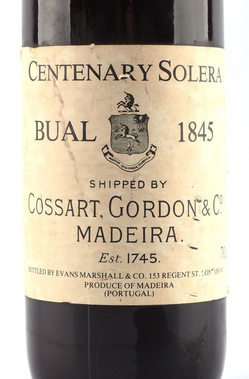 Madeira, Cossart Gordon and co., Centenary Solera, Bual 1945, in OWC - Image 2 of 3