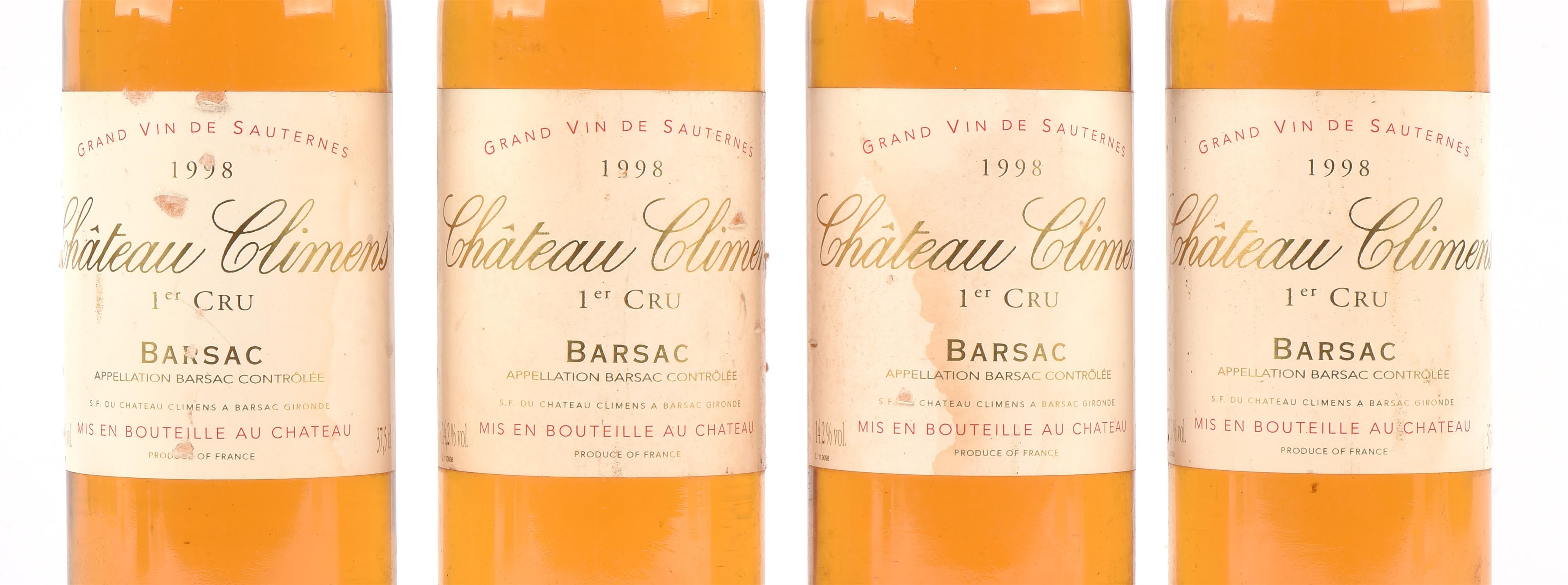 Sauternes, Chateau Bergeron 2003, magnum, and Chateau Climens, Barsac, 1998, 4 half bottles (5) - Bild 5 aus 6