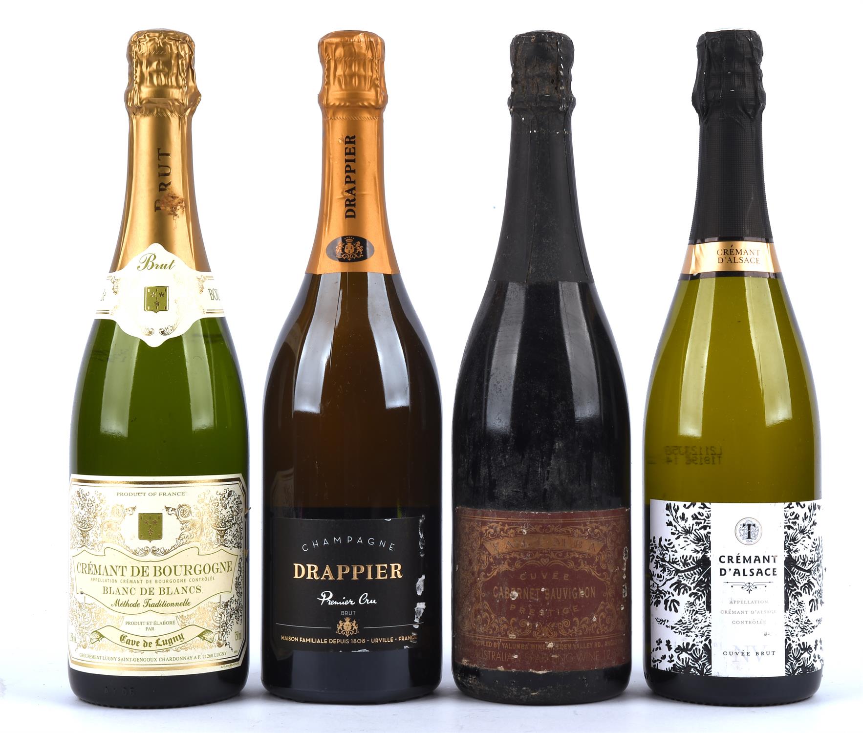 Champagne and Sparkling wines, Moet NV, Hubert Dauvergne, Drappier, together with sparkling wines, - Bild 3 aus 3