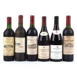 Bordeaux/Burgundy wines, Grande Puy Ducasse Pauillac, 1986, Chateau Forcas Dupre, Listrac 1983,