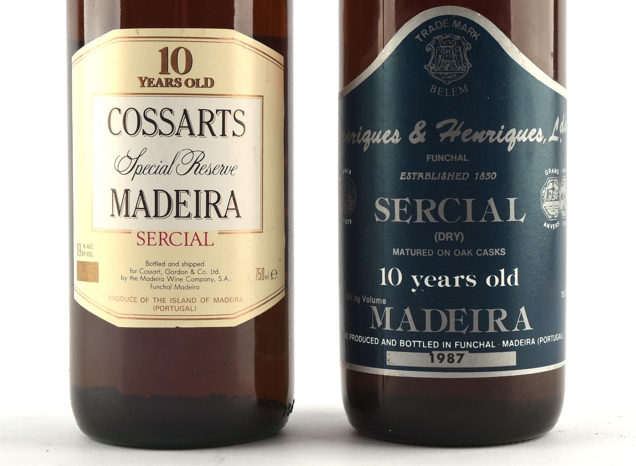 Madeira, Henriques and Henriques Sercial, 10 years, 1 bottle and Cossarts Special Reserve Madeira - Bild 3 aus 5