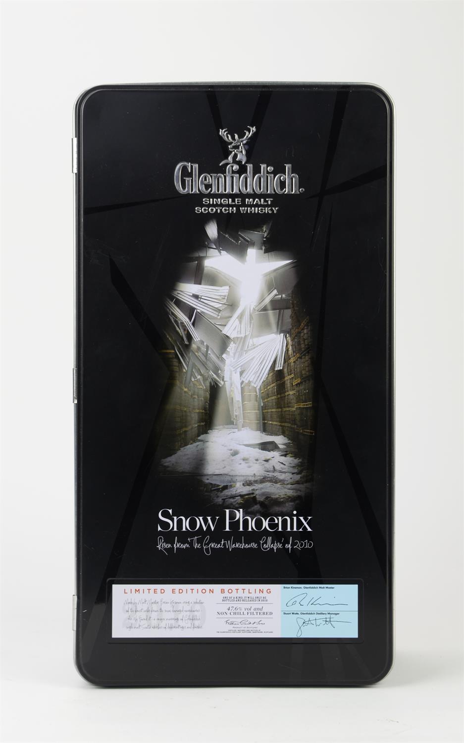 Whisky, Glenfiddich Snow Phoenix, 2010, in presentation tin - Bild 2 aus 7