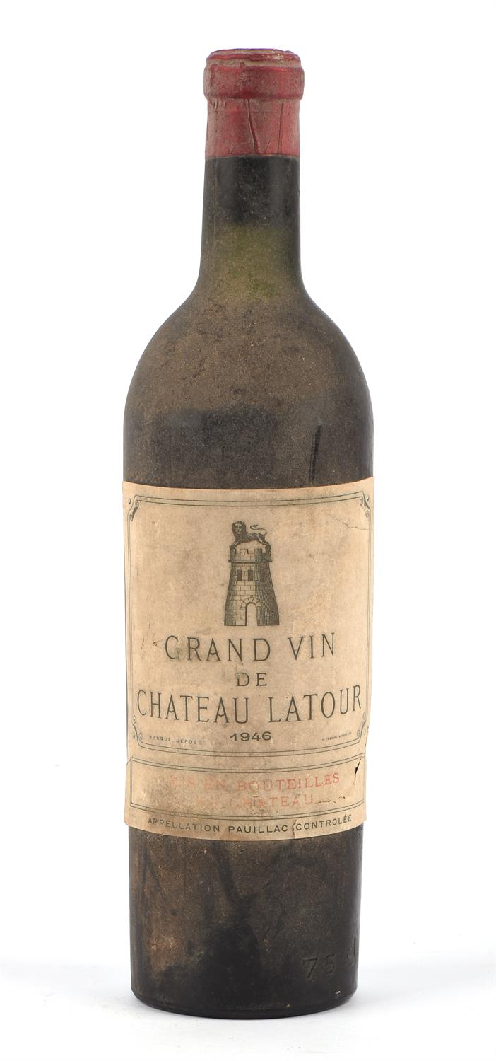 Bordeaux wine, Chateau Latour 1946, 1 bottle