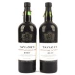 Port, Taylors 2000, two magnums (2)