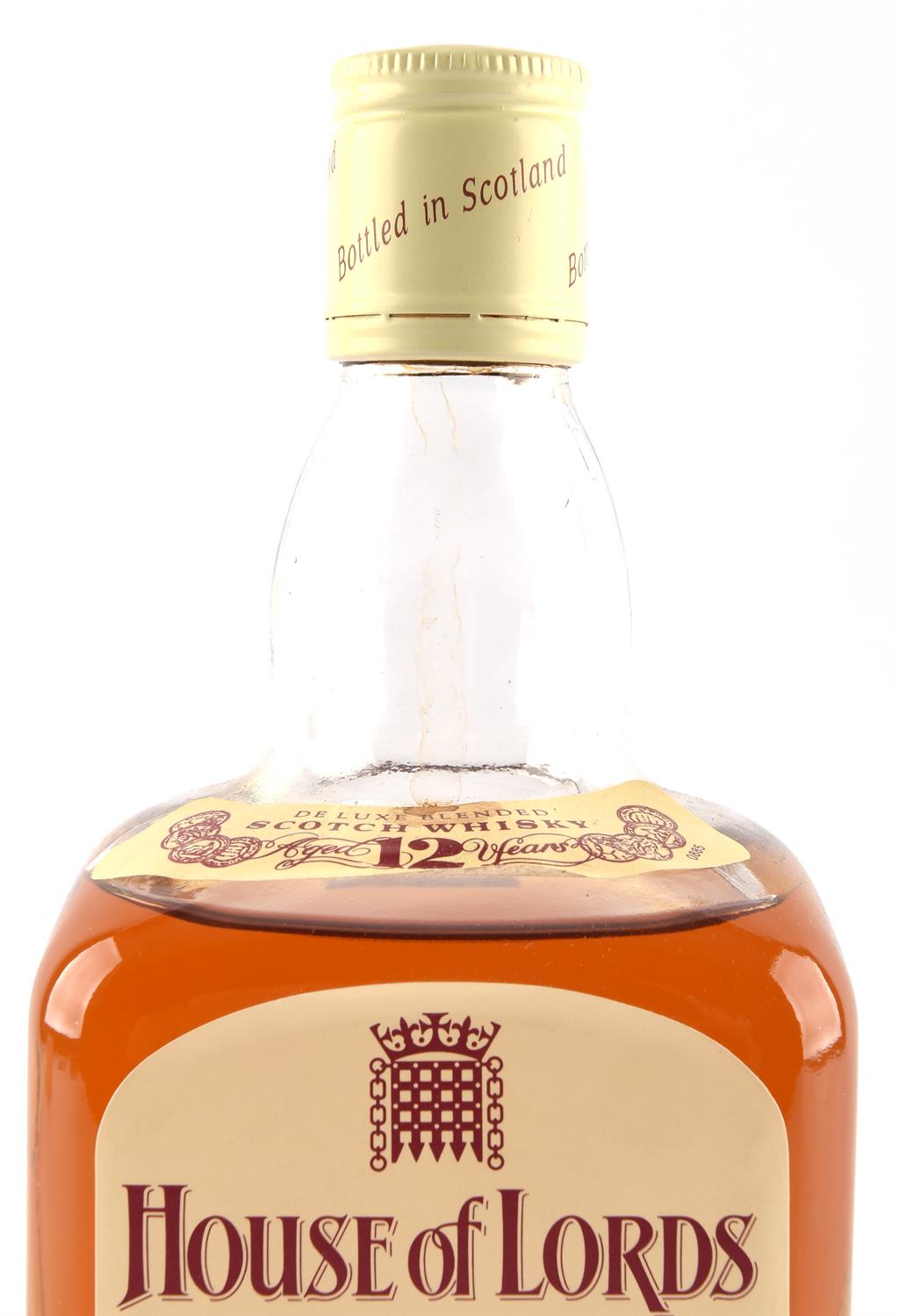 Whisky, one bottle of House of Lords 'Margeret Thatcher' 12 year old Scotch whisky. (1) - Image 4 of 7