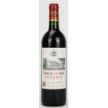 Bordeaux wine, Chateau Le Croix 2001, twelve bottles (12)