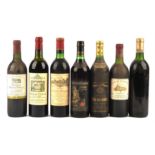 Bordeaux wines, Chateau de la Graves, Cotes de Bourg 1990, three bottles, Chateau Vieux Bonneau