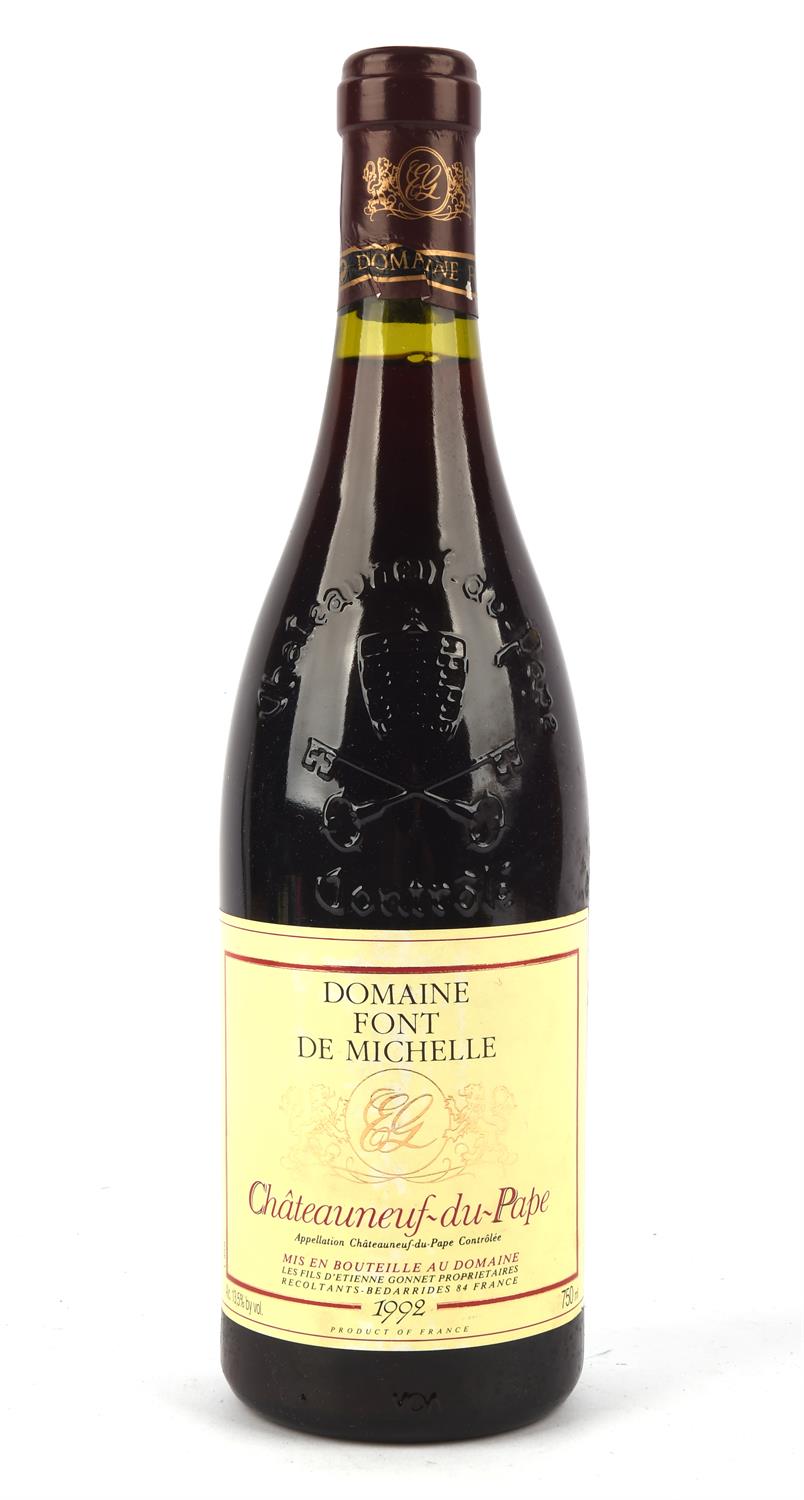 Domaine Font de Michelle Chateauneuf-du-Papes 1992, ten bottles, together with a bottle of Taylors