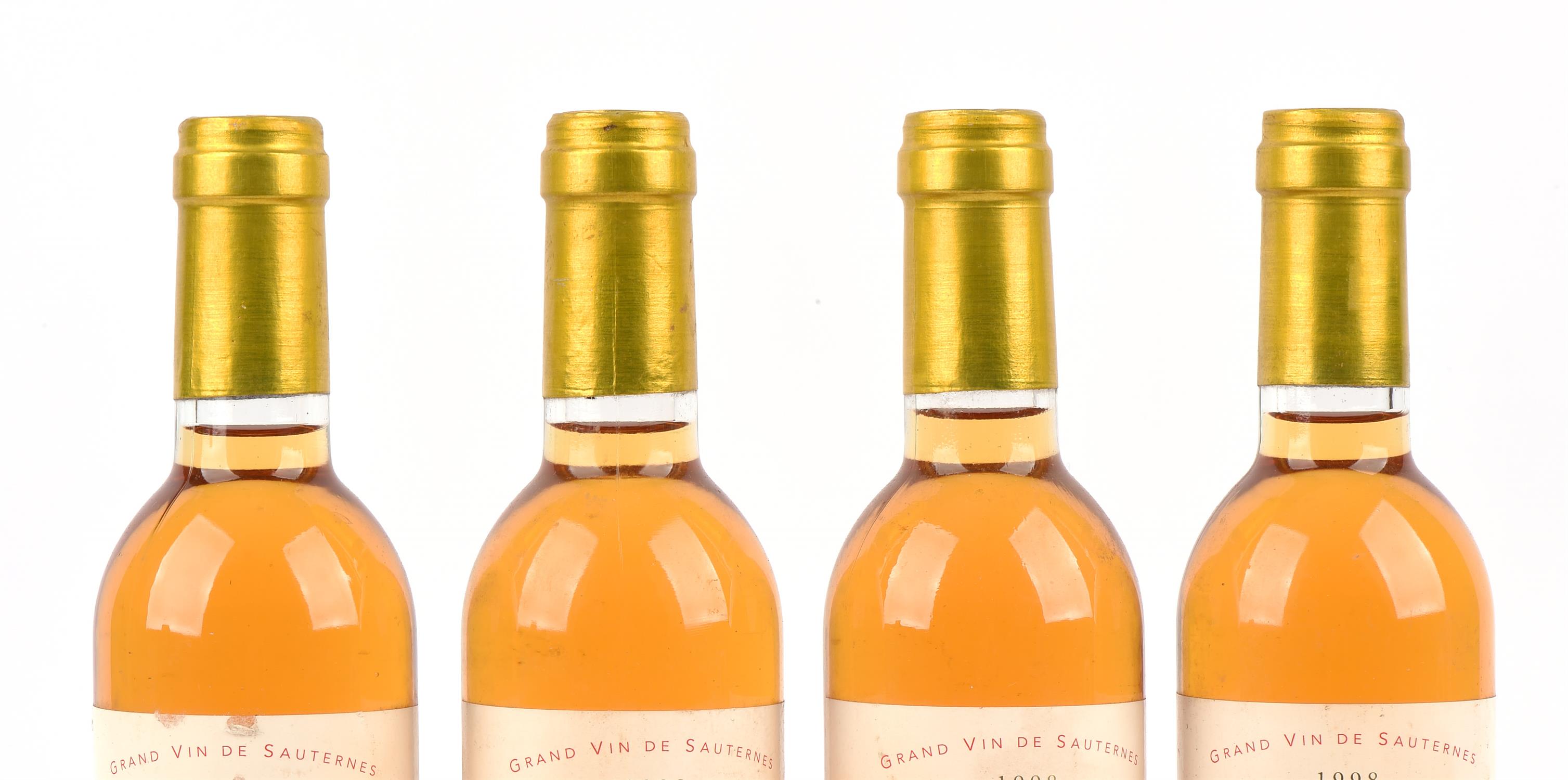 Sauternes, Chateau Bergeron 2003, magnum, and Chateau Climens, Barsac, 1998, 4 half bottles (5) - Bild 6 aus 6