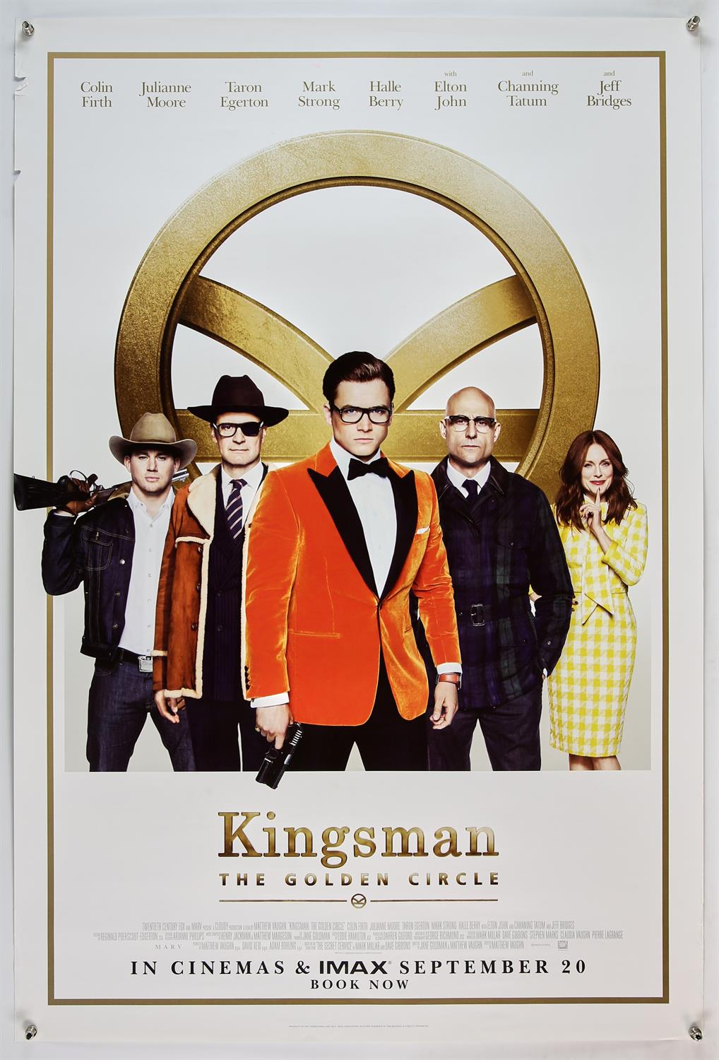 Ten One Sheet film posters, includes, Kingsman: The Golden Circle Advance; Breath; Scorch Trials; - Bild 3 aus 3